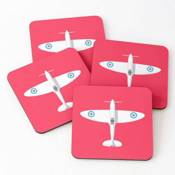 Item preview, Spitfire WWII Fighter Aircraft - Portrait Crimson designed and sold by VoodooCircus.