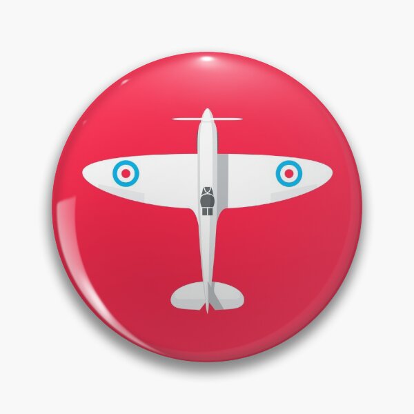 Item preview, Spitfire WWII Fighter Aircraft - Portrait Crimson designed and sold by VoodooCircus.