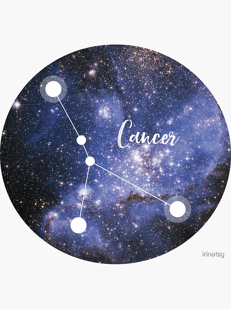 Cancer Zodiac Sign June 21 July 22 Sticker