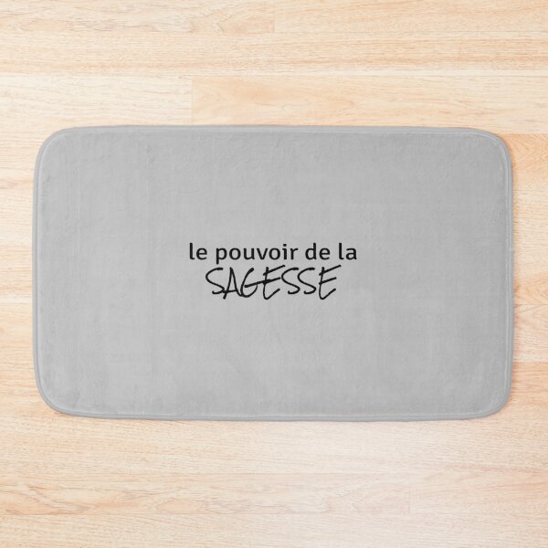 Item preview, Pouvoir de la Sagesse (in French) on gray background designed and sold by ZenNature.