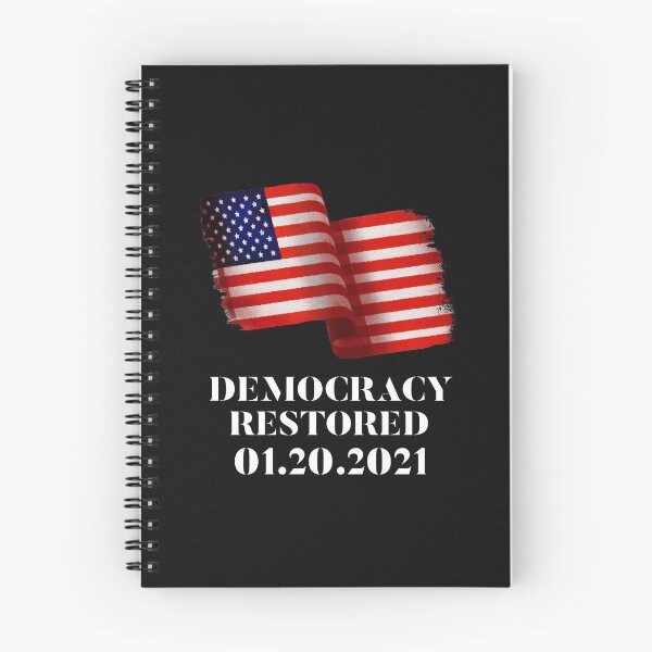 Item preview, Democracy Restored 2021, Inauguration Day Commemorative Sovenir Gift designed and sold by DiscGolfTees.