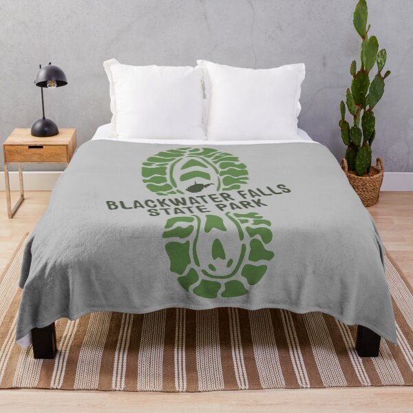 Item preview, Blackwater Falls State Park West Virginia WV Trail Hiking Boot Print  designed and sold by palmettodigital.