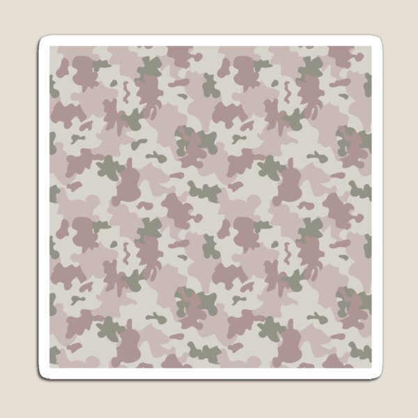 Hellrosa Camouflage Magnet