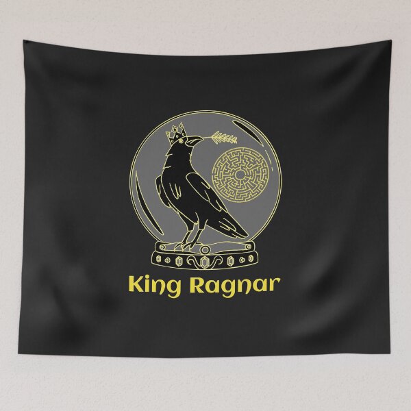 Item preview, Viking Raven - King Ragnar designed and sold by NoelNimmad.