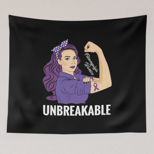 Item preview, Unbreakable - Fibromyalgia warrior, designed and sold by Izod55.