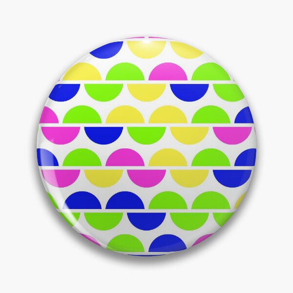 Artikelvorschau, Geometric elements in bright neon color palette in repeated asymmetrical ornament entworfen und verkauft von acidmit.