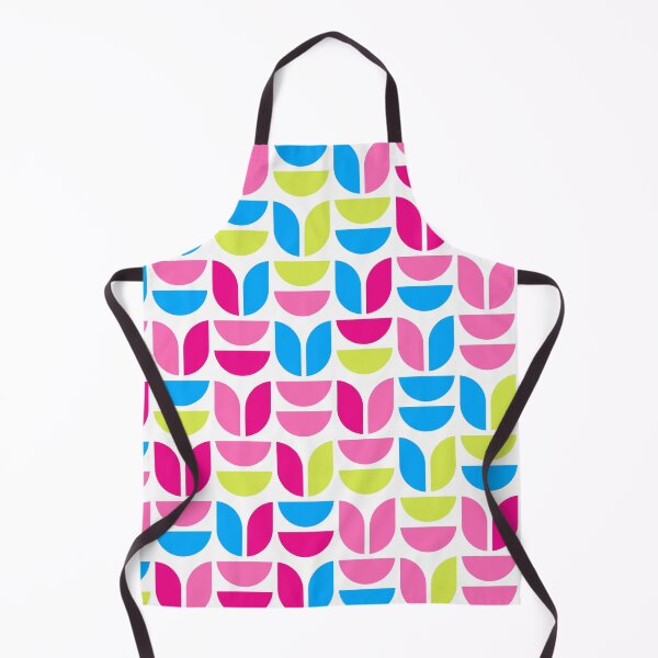 Item preview, Geometric elements in repeated asymmetrical ornament in bright neon color palette designed and sold by acidmit.
