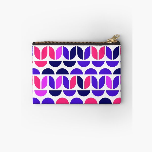 Item preview, Repeated asymmetrical ornament with geometric elements in bright neon color palette designed and sold by acidmit.