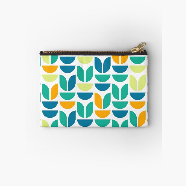 Item preview, Repeated asymmetrical ornament in bright neon color palette with geometric elements designed and sold by acidmit.