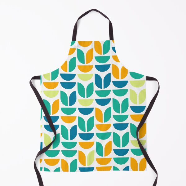 Item preview, Repeated asymmetrical ornament in bright neon color palette with geometric elements designed and sold by acidmit.