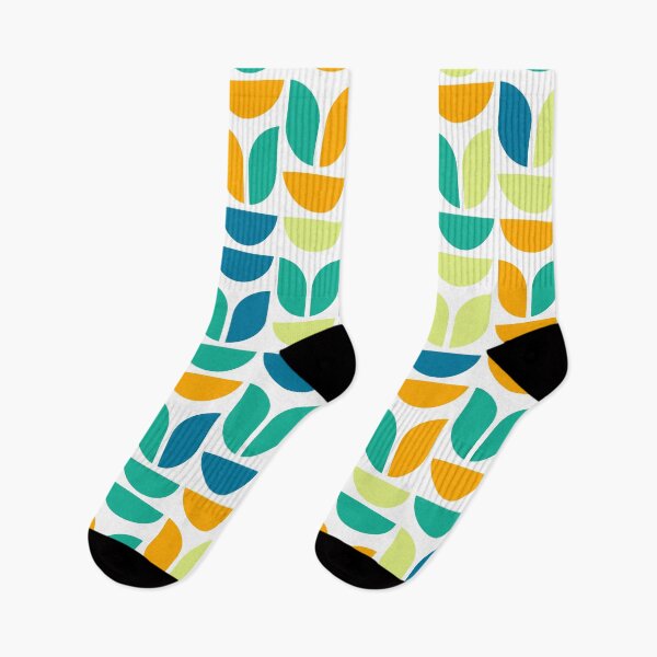 Item preview, Repeated asymmetrical ornament in bright neon color palette with geometric elements designed and sold by acidmit.