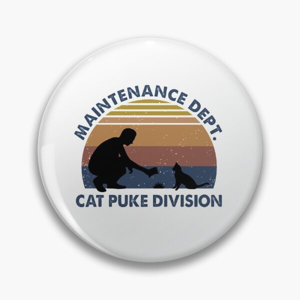 Item preview, Maintenance Dept Cat Puke Division Vintage designed and sold by azime2811.