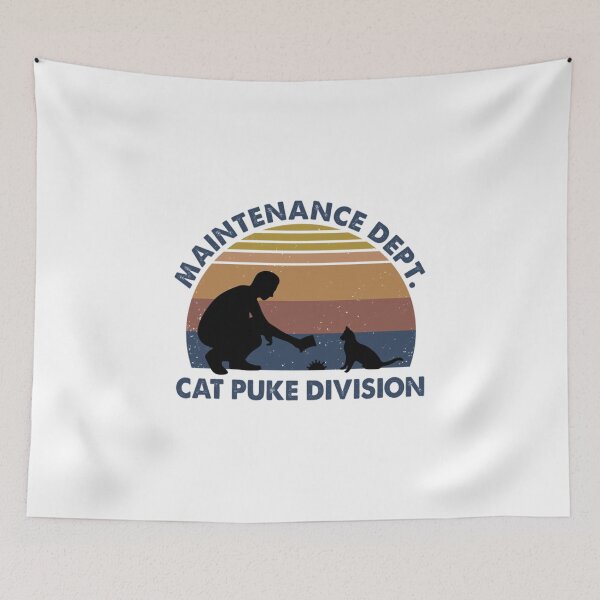 Item preview, Maintenance Dept Cat Puke Division Vintage designed and sold by azime2811.