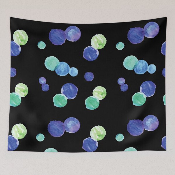 Item preview, Artist Palette Polka Dot - Blues and Greens designed and sold by MerchActually.