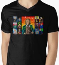 The Doctor of the Universe - The Romantic Men's V-Neck T-Shirt