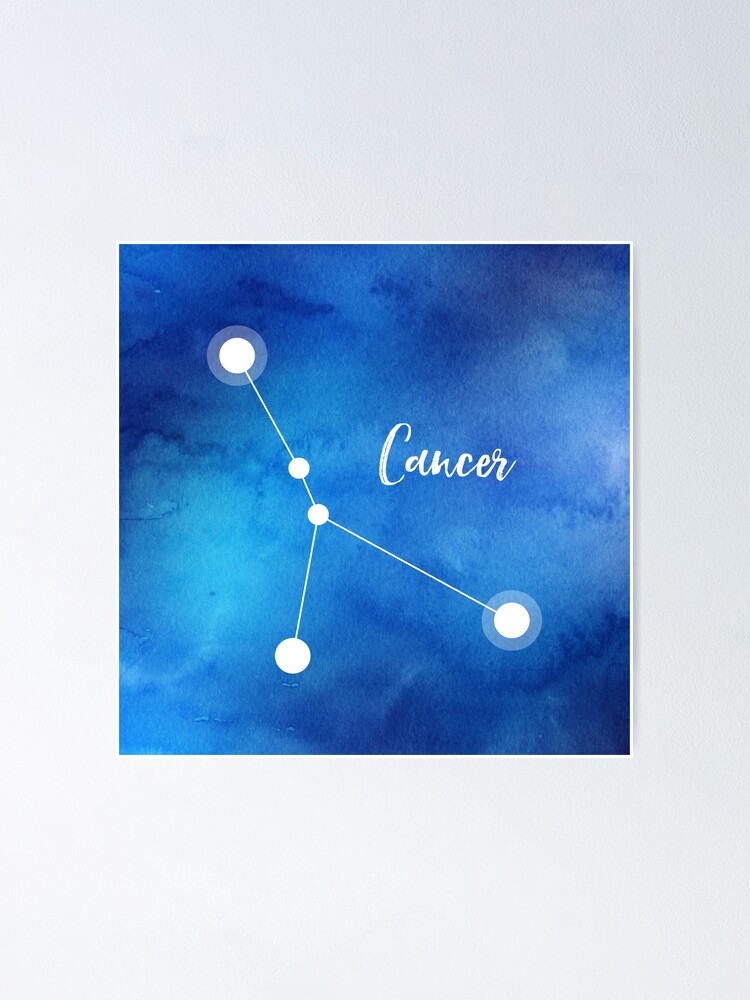 Cancer Zodiac Sign June 21 July 22 Poster