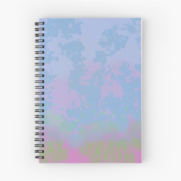 Item preview, Abstract sketch sky at sunset. pink sky with blue clouds designed and sold by SychEvaartist.