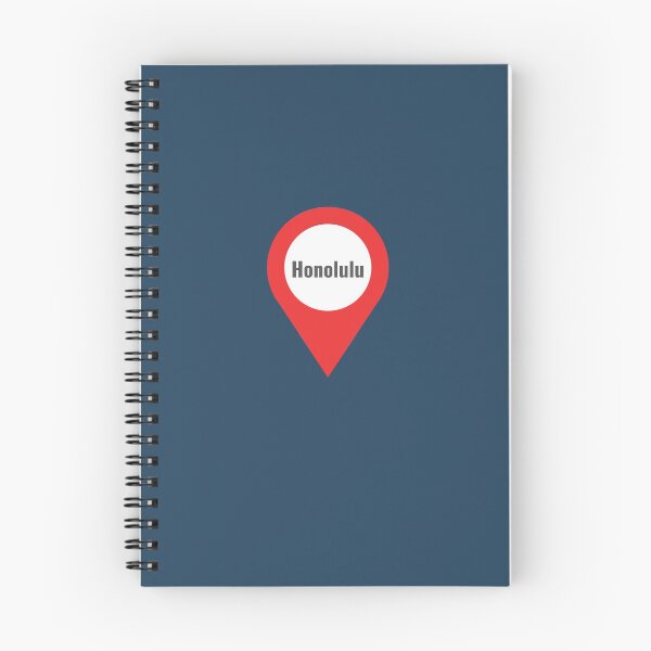 Item preview, Honolulu - Location Tag (pink) designed and sold by CityCollection.