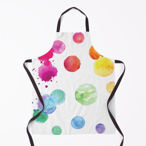 Item preview, Artist Palette Polka Dot - Multicolor - White background designed and sold by MerchActually.