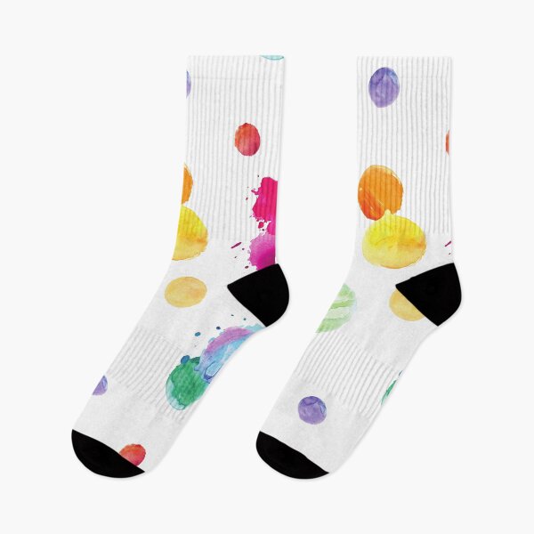 Item preview, Artist Palette Polka Dot - Multicolor - White background designed and sold by MerchActually.