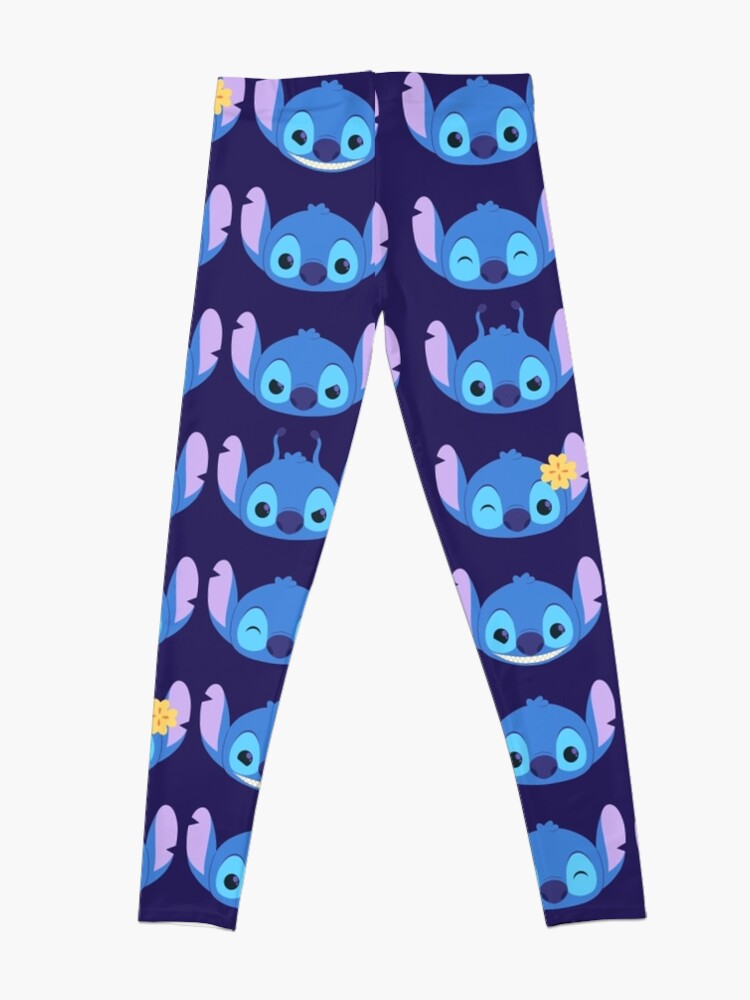 The Many Faces of Stitch Leggings for Sale by FrankenPup