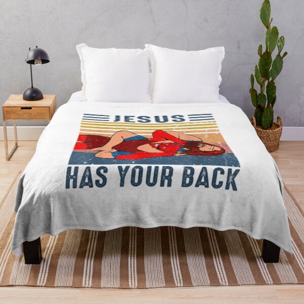 Item preview, Jesus Has Your Back Wrestling Vintage designed and sold by azime2811.