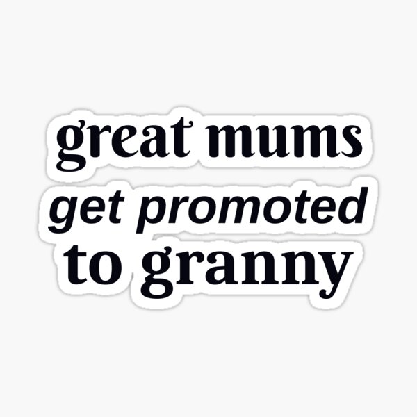 Granny Stickers Redbubble - roblox granny script