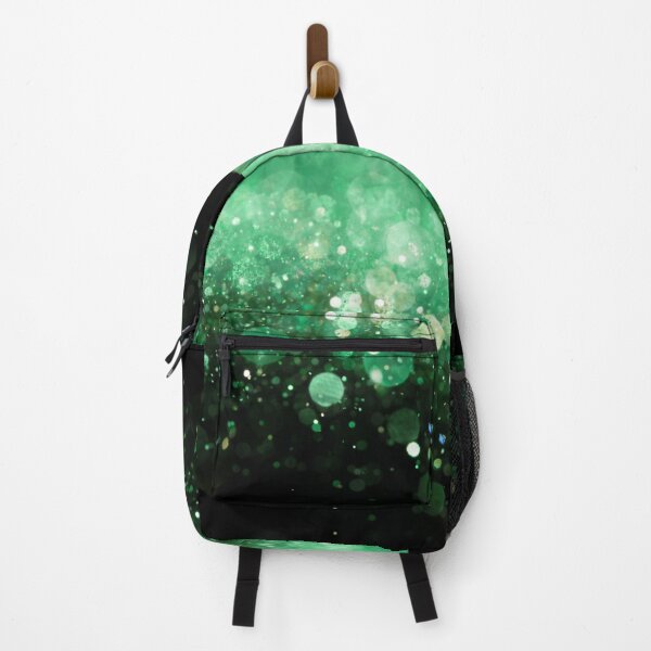 Item preview, Abstract green shiny lights on black background I designed and sold by fowons.
