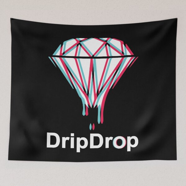 Item preview, White Drip Drop designed and sold by BlackCoffeeCake.