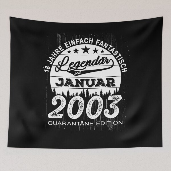 Item preview, 18th Birthday 18 Years Born In 2003 January designed and sold by Renergie.