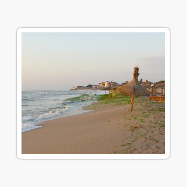 Bohemian Beach at sunrise Sticker