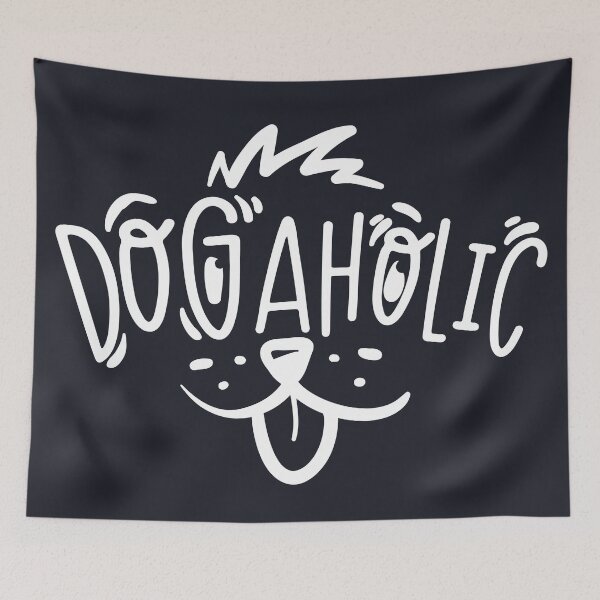 Item preview, Dogaholic T-Shirt, Dog T-Shirt For Dog Lovers, Shirt For Dog Owner, Funny Dog Shirt, Funny Dad, Funny Mom designed and sold by UniqueStylistic.
