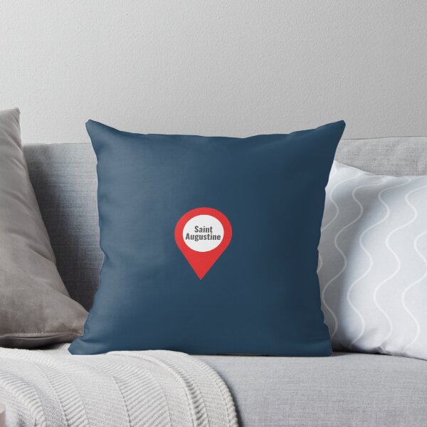 Item preview, Saint Augustine - Location Tag (pink) designed and sold by CityCollection.
