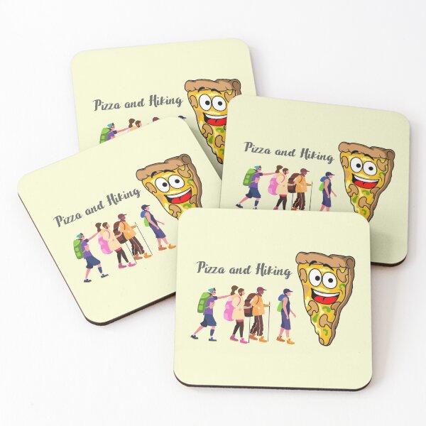 Item preview, Funny hiking and pizza designed and sold by Javidreams.