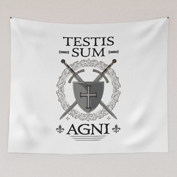 Item preview, Testis Sum Agni designed and sold by MedievalWear.