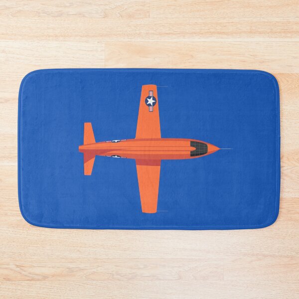 Item preview, X-1 Mach Buster Rocket Aircraft - Orange Blue designed and sold by VoodooCircus.