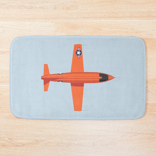 Item preview, X-1 Mach Buster Rocket Aircraft - Orange Grey designed and sold by VoodooCircus.