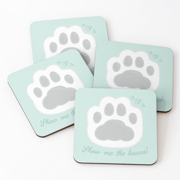 Item preview, Show Me the Beans! (Grey and White) designed and sold by Amy Humphries.