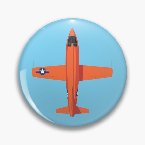 Artikelvorschau, X-1 Mach Buster Rocket Aircraft - Orange Sky entworfen und verkauft von VoodooCircus.