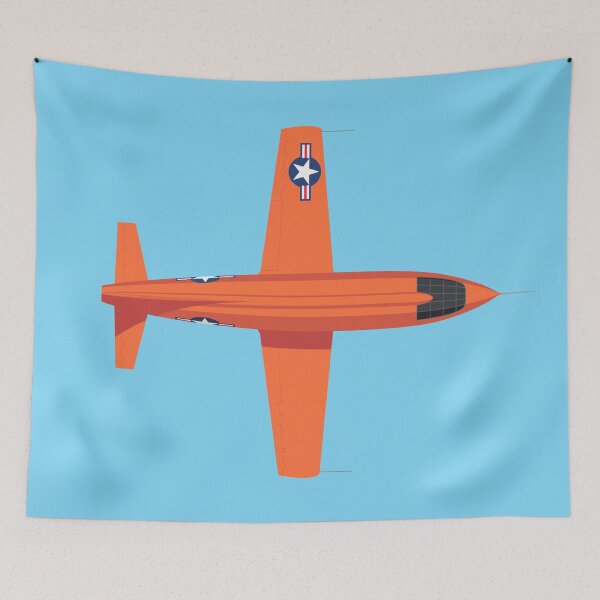 Item preview, X-1 Mach Buster Rocket Aircraft - Orange Sky designed and sold by VoodooCircus.