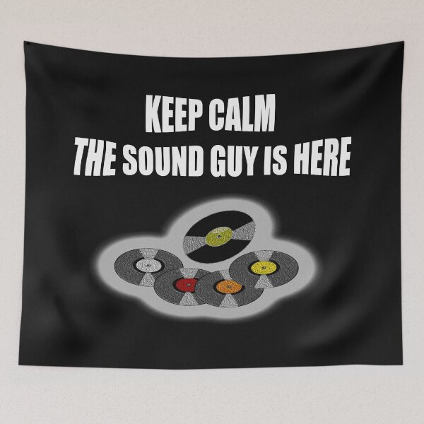 Item preview, Keep Calm The Sound Guy Is Here designed and sold by Nickolas Kyprianos.
