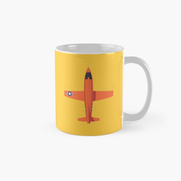 Artikelvorschau, X-1 Mach Buster Rocket Aircraft - Orange Yellow entworfen und verkauft von VoodooCircus.