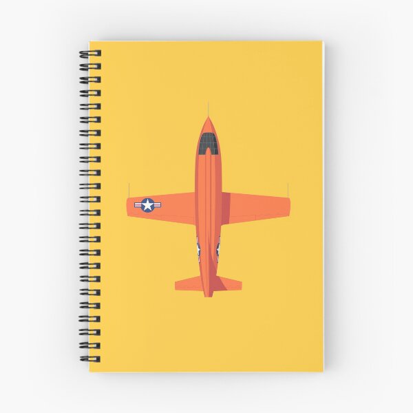 Artikelvorschau, X-1 Mach Buster Rocket Aircraft - Orange Yellow entworfen und verkauft von VoodooCircus.