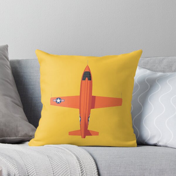 Aperçu de l'œuvre X-1 Mach Buster Rocket Aircraft - Orange Yellow créée et vendue par VoodooCircus.