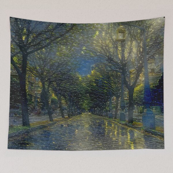 Item preview, The Starry Ghouta Street of Homs designed and sold by Homsalgia.