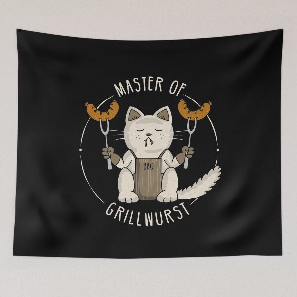 Item preview, Cat Master of Grillwurst designed and sold by catsandmore.