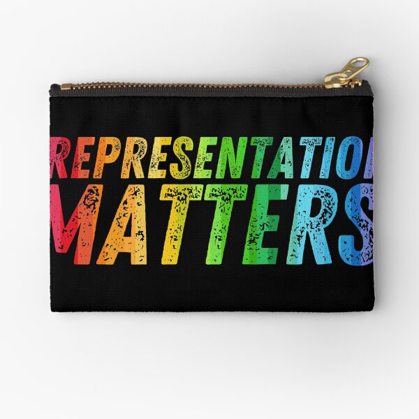 Representation Matters - LGBTQ+ Gradient Pride Flag Zipper Pouch