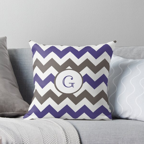 Item preview, Purple Chevron G designed and sold by MonogramMonkey.