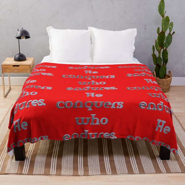 Item preview, He Conquers Who Endures designed and sold by artisky.