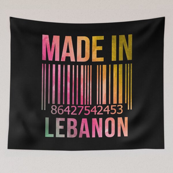 Artikelvorschau, Hergestellt im Libanon in Aquarell entworfen und verkauft von XCIV.